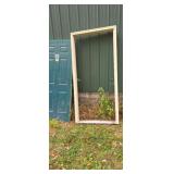 36 in entry door frame. 32-in door and 24-in
