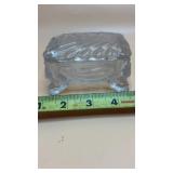 Cambridge Glass Co. Caprice pattern covered box.