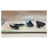 Bass Head & Tail and muskellunge fish salt and