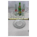 Coca Cola Glasses, Bottles, Plates