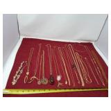 Gold tone necklaces mostly Sarah Coventry