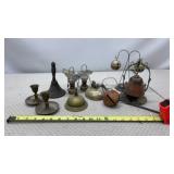Brass & Metal Bells, Door Ringer, Candle Holders