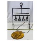 Steel Resetting Target Metal Stand Spinner Heavy