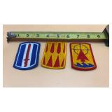 US Army 3rd Support Brigade Full Color Merrowed