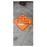 Reflective road sign