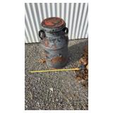 Metal milk can