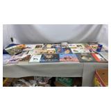 Various Books about Animals, Sewing, Cooking