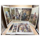 1960s Providence Lithograph Bible lesson picture