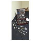 Set of Reed & Barton stainless flatware set