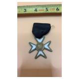 Masonic Knights Templar Order of Malta jewel or