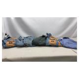 2-XL Wrangler Jackets & 3-XL Watered Jean Welding