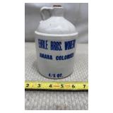 Ehrle Bros. Winery stoneware crock jug from Amana
