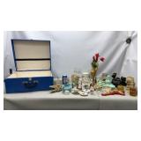 Large Case full of Figurines-Avon, Souvenirs and