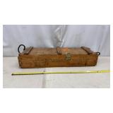 US military wooden ammo crate