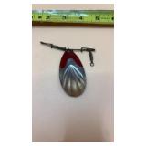 G.M. Skinner fluted spinner fishing lure with a