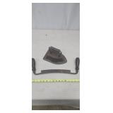 Sad iron, draw knife