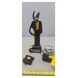 Yardworks 20-volt cordless pruner.