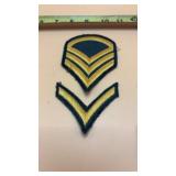 United States Army Sergeant chevron patches,
