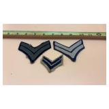 US Army World War II era rank insignia,