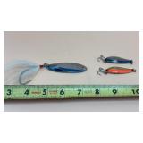 Acme Kastmaster & Little Cleo fishing lures,