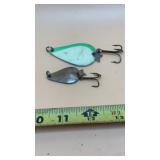 Acme K.O. Wobbler fishing Spoon lures.