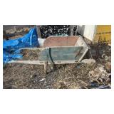 Rustic Wooden Cart/Wheel Barrow