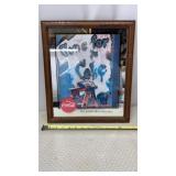 Coca-Cola "Gone for a Coke" reverse painted