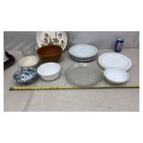 Corelle Plates and Bowls, Crown Ming Spring