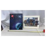 Canvas Space Painting & quaint flower shop