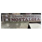 10 ft Johnny Sports Nostalgia" wooden sign22