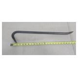 goose neck wrecking bar or pry bar.