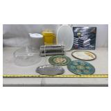 Tupperware Pitcher, Container, Shappu Knife Set,