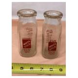 White Gold half pint bottles