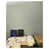 Stamps, First Day Covers and envelopes.
