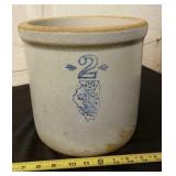 2 gallon S.P.& S. Company crock