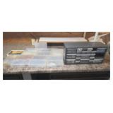 Storage containers,  nails ,bolts, and more