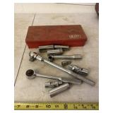 Ratchet and socket set.