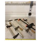 Craftsman and other brand bar clamps.