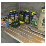 Weed be gone, liquid plumber, spray bottle,mostly