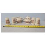 Alfred Meakin "Fair Winds" brown salt and pepper