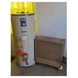 Hot water heater, warming stove