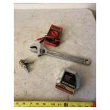 Craftsman tape measure, adjustable 12 inches Bcb