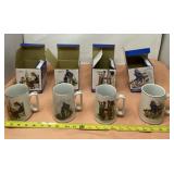 Norman Rockwell porcelain collector mugs.