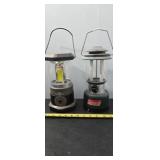 Electric lanterns Coleman, guides man