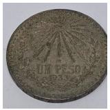 1933 Un Peso .720 Silver