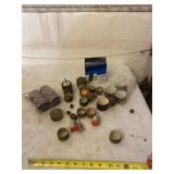 Sandpaper and Dremel supplies.