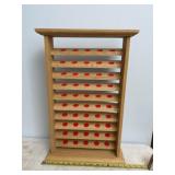 Oak display stand for coins or other