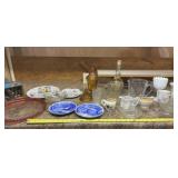 All glassware , juicer, knife and dishes on