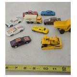 Toy cars including hot wheels