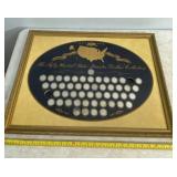 Framed, The Fifty United States Quarter Dollar